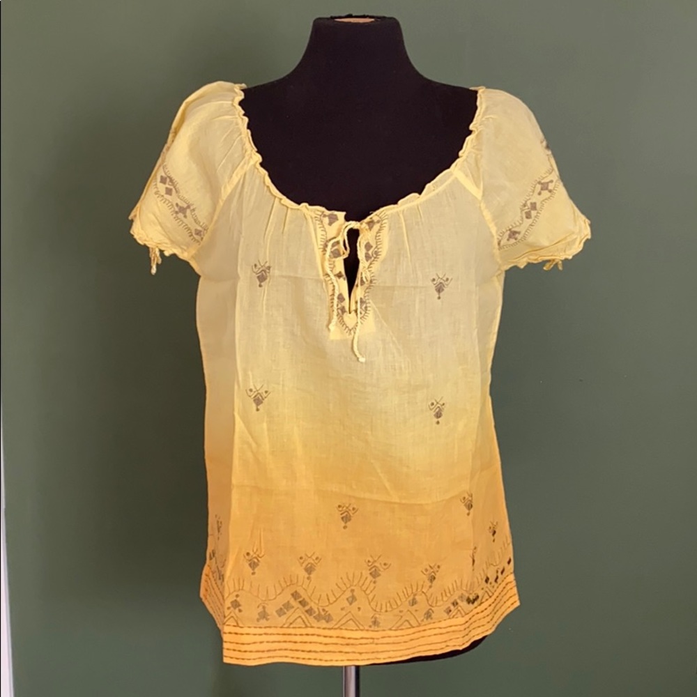 Chaudry - yellow blouse